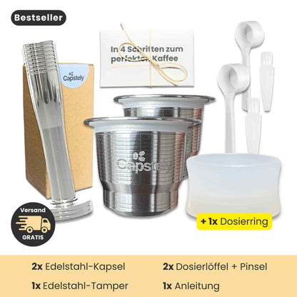 Wiederverwendbare Edelstahl-Kapsel für Nespresso®