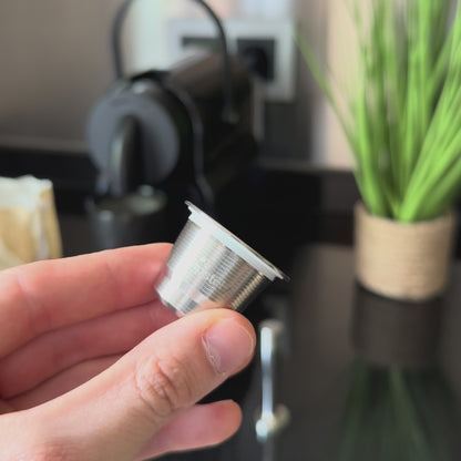 Wiederverwendbare Edelstahl-Kapsel für Nespresso®
